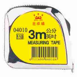 徠福 鋼捲尺(3m電光/13mm/英吋公分)NO.4010