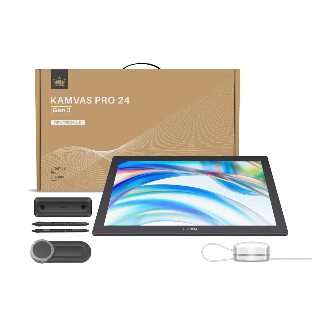 HUION 繪王 KAMVAS PRO 24 (GEN3) 繪圖螢幕 /台 GT2402, , large