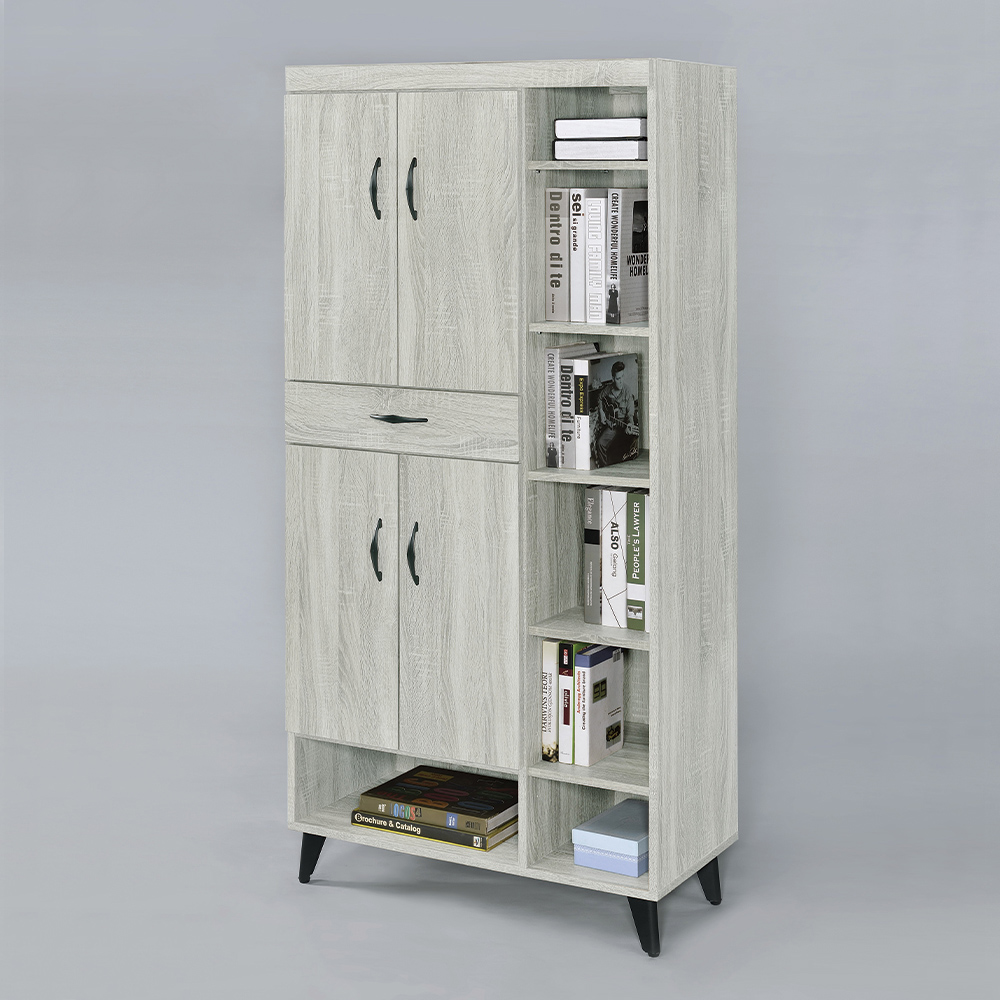 【唯熙傢俱】亞柏雪松2.7尺書櫃, , large
