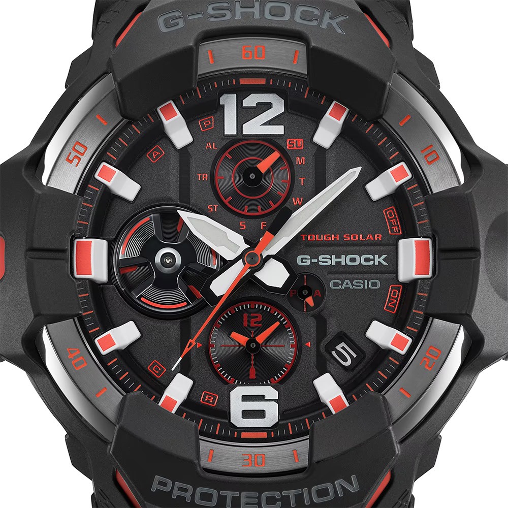 CASIO卡西歐 G-SHOCK MASTER OF G專業航空錶 太陽能藍芽飛行錶 GR-B300-1A4, , large