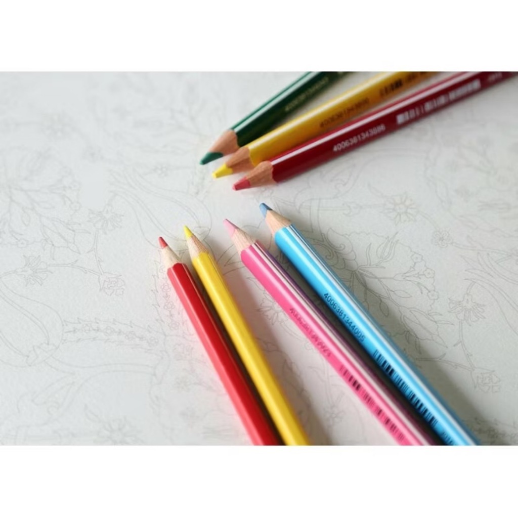 【德國天鵝STABILO】Trio thick 繽紛樂三角筆身油性色鉛筆 18色(92支入) ST203/92-1, , large