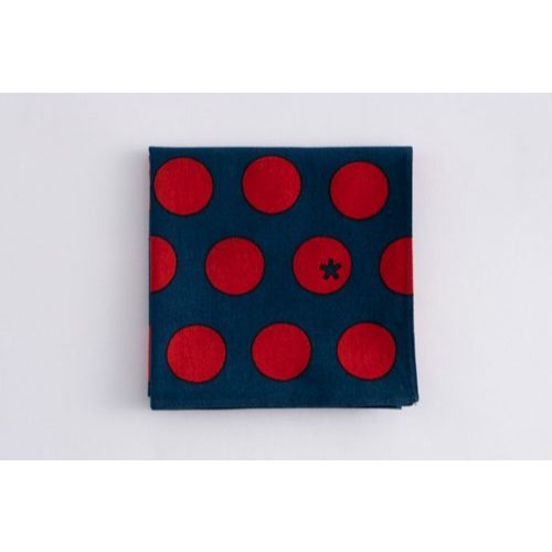 日本製 KAMAWANU Furoshiki 風呂敷/包袱布 全棉 方巾 手巾 多功能手帕50x50 cm (迷你番茄)