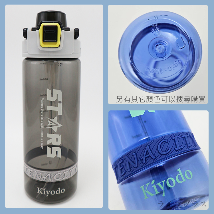 Kiyodo手提隨行彈蓋水壺-720ml-深藍色-2支, , large