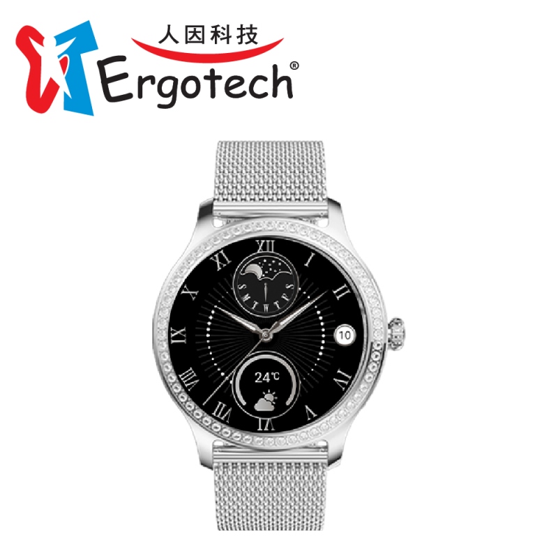 人因SW302時尚晶鑽鋯石智慧通話腕錶, , large