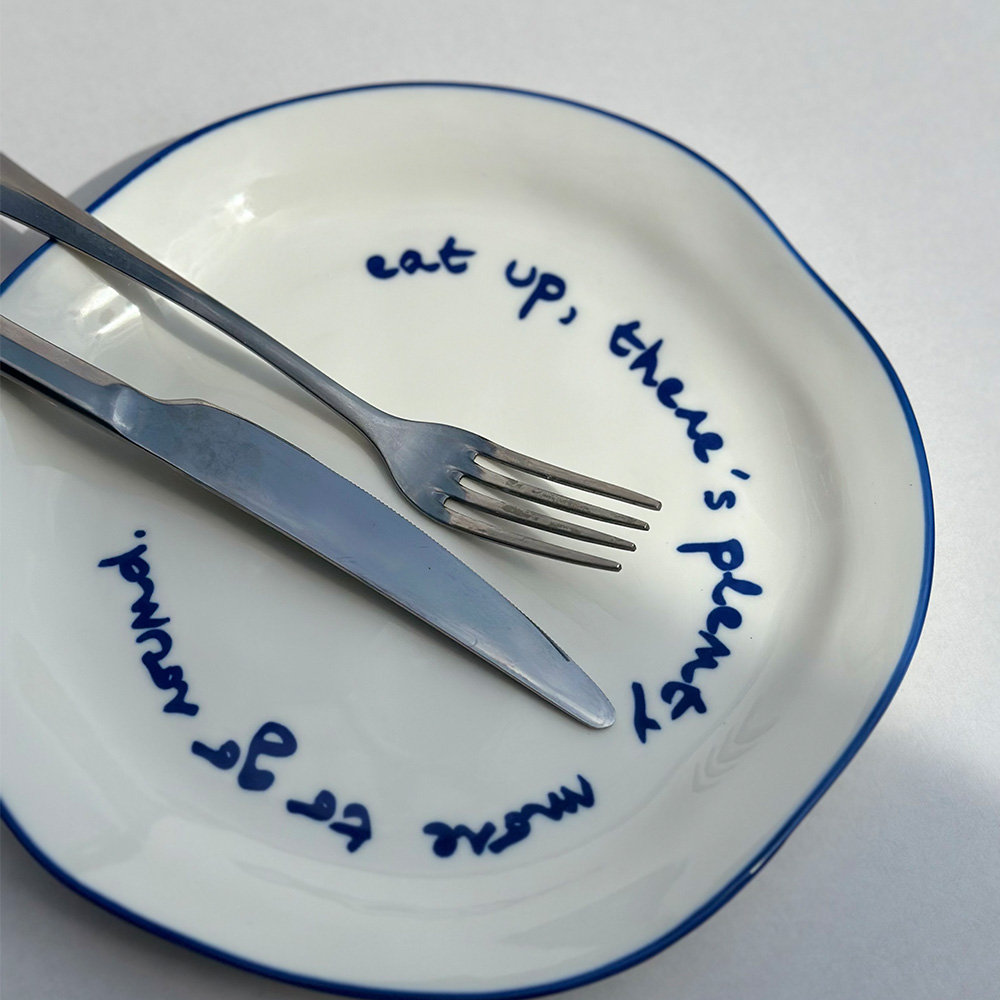 【英國 MÆGEN】陶瓷主題餐盤-藍, , large