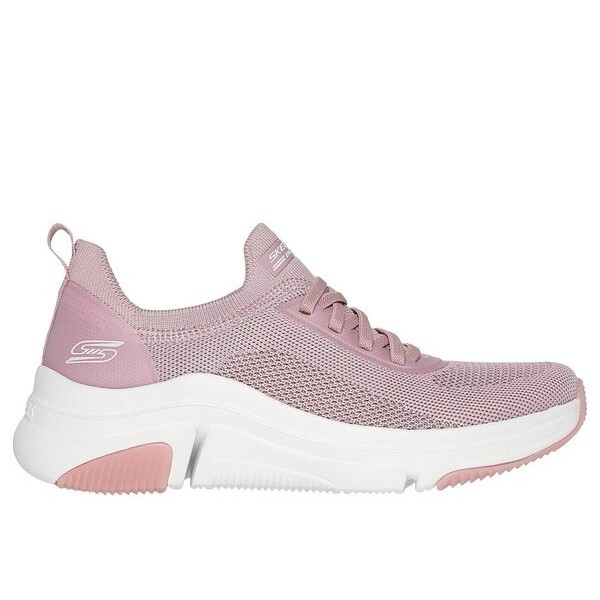 Kixpress-Skechers Bobs Sparrow Flex 女 運動休閒鞋 舒適 穿搭 粉紅 白 [117580BLSH], , large