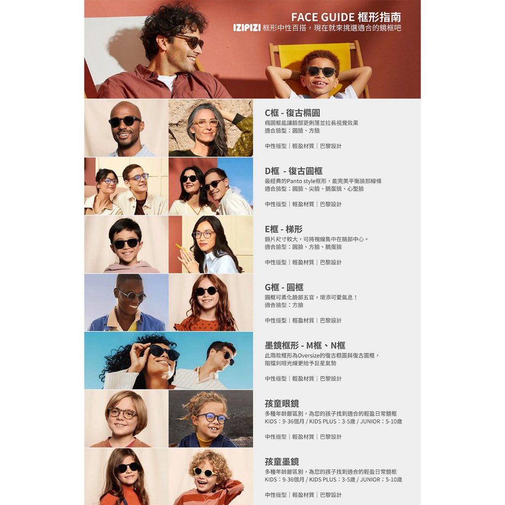 IZIPIZI Sun Junior 太陽眼鏡 墨鏡 兒童尺寸 #C框-海軍藍, , large