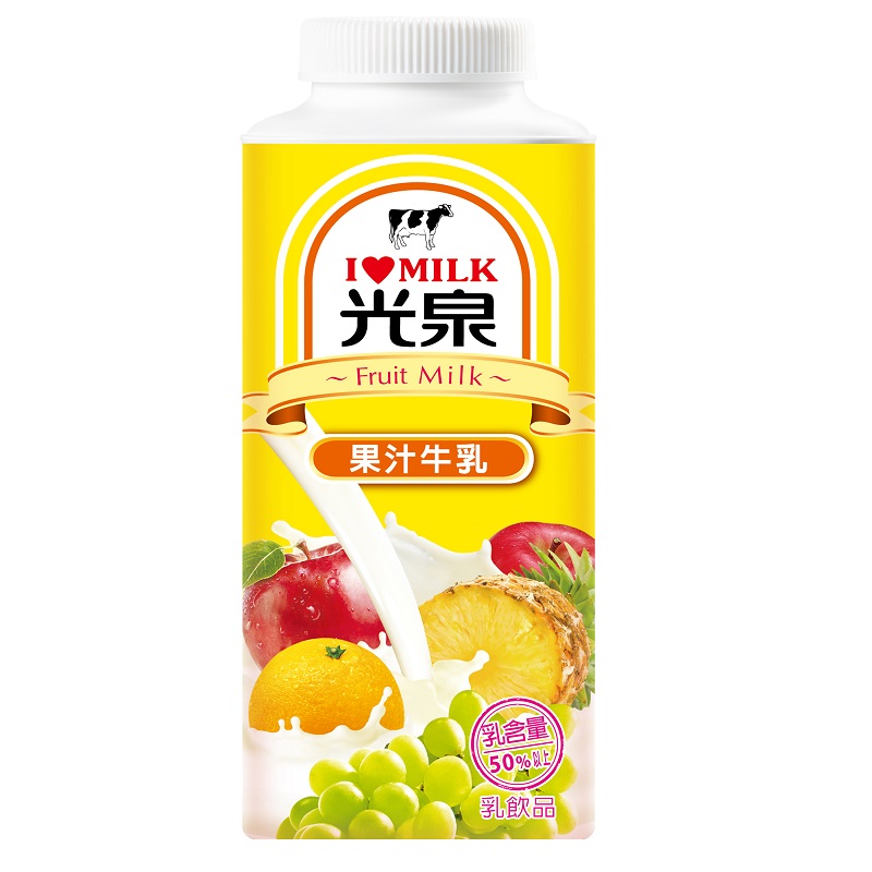 光泉果汁牛乳290ml, , large