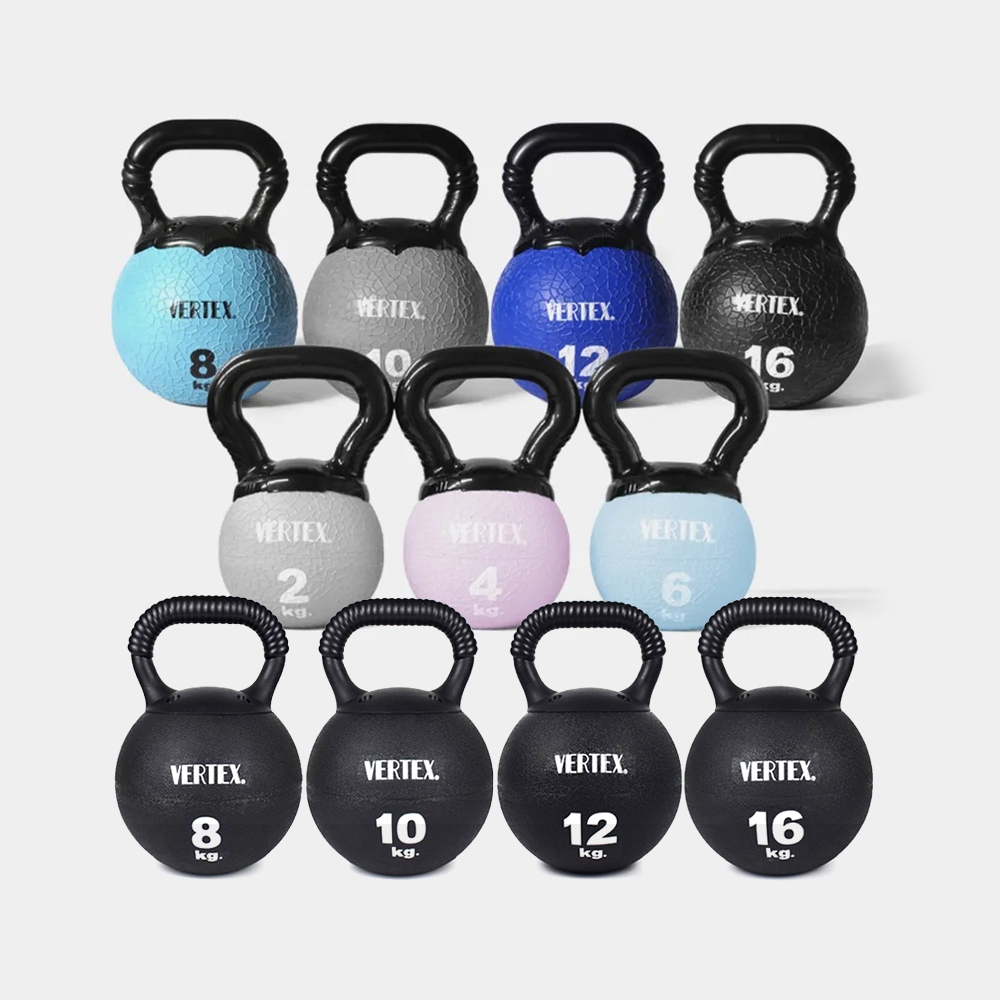 VERTEX 台灣製 橡膠壺鈴 甩壺鈴 Kettlebell 哈密瓜壺鈴 安全壺鈴 重訓 深蹲 居家健身 現貨宅配免運