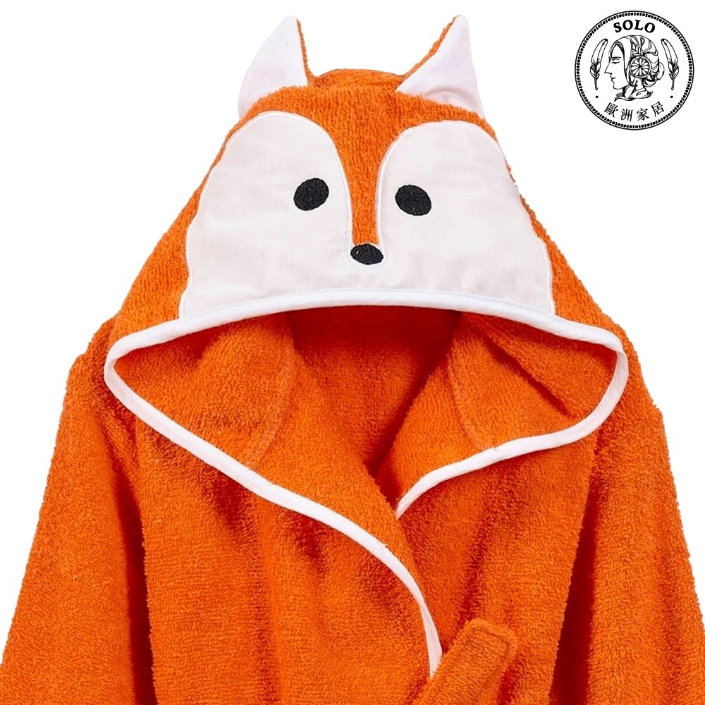 【SOLO Vintage】Bathrobe Fox Orange S, , large