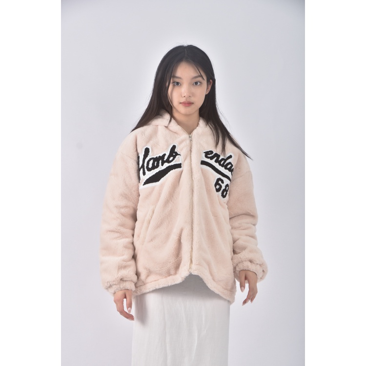 (XL) 刷毛杏色外套二手衣, , large