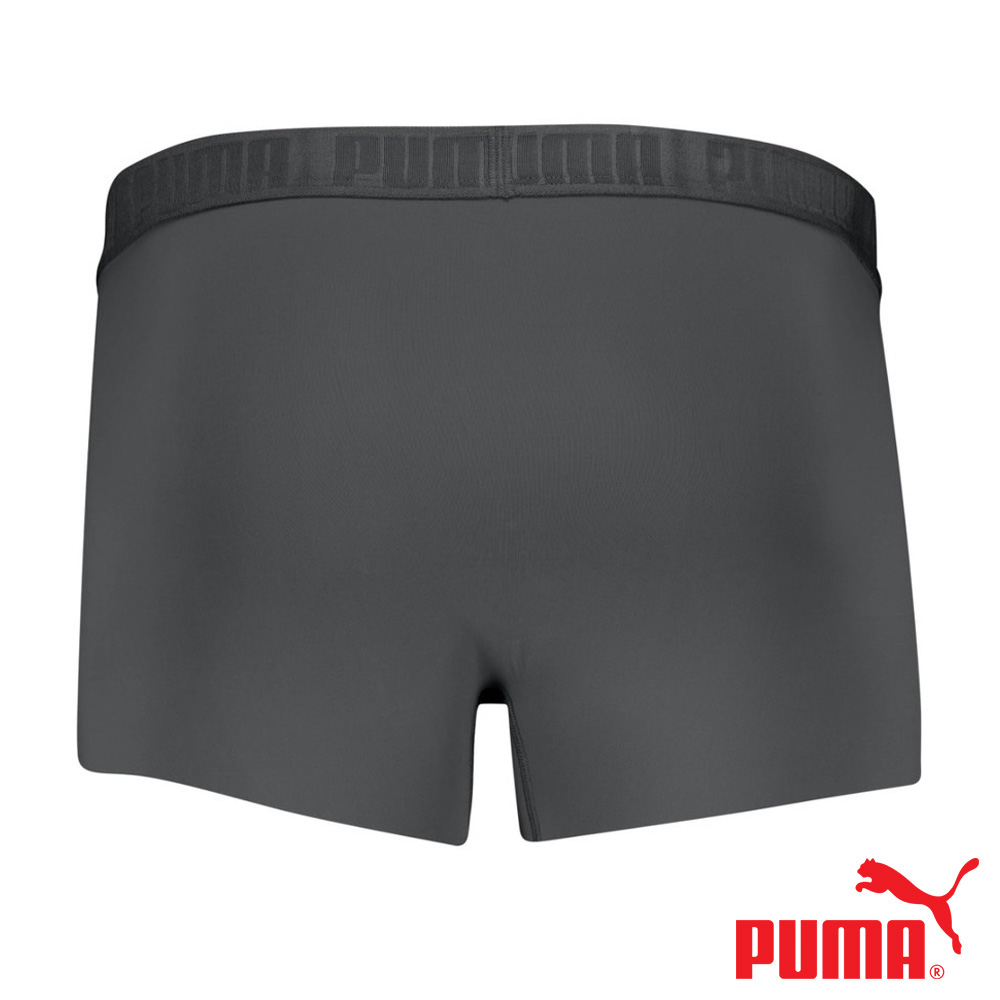 PUMA 涼感內褲 1件組 彪馬 跳豹 男內褲 冰絲內褲 平口內褲 涼感 彈力 貼身 絲滑 冰涼 透氣 抗菌 無痕 灰, 灰,M, large