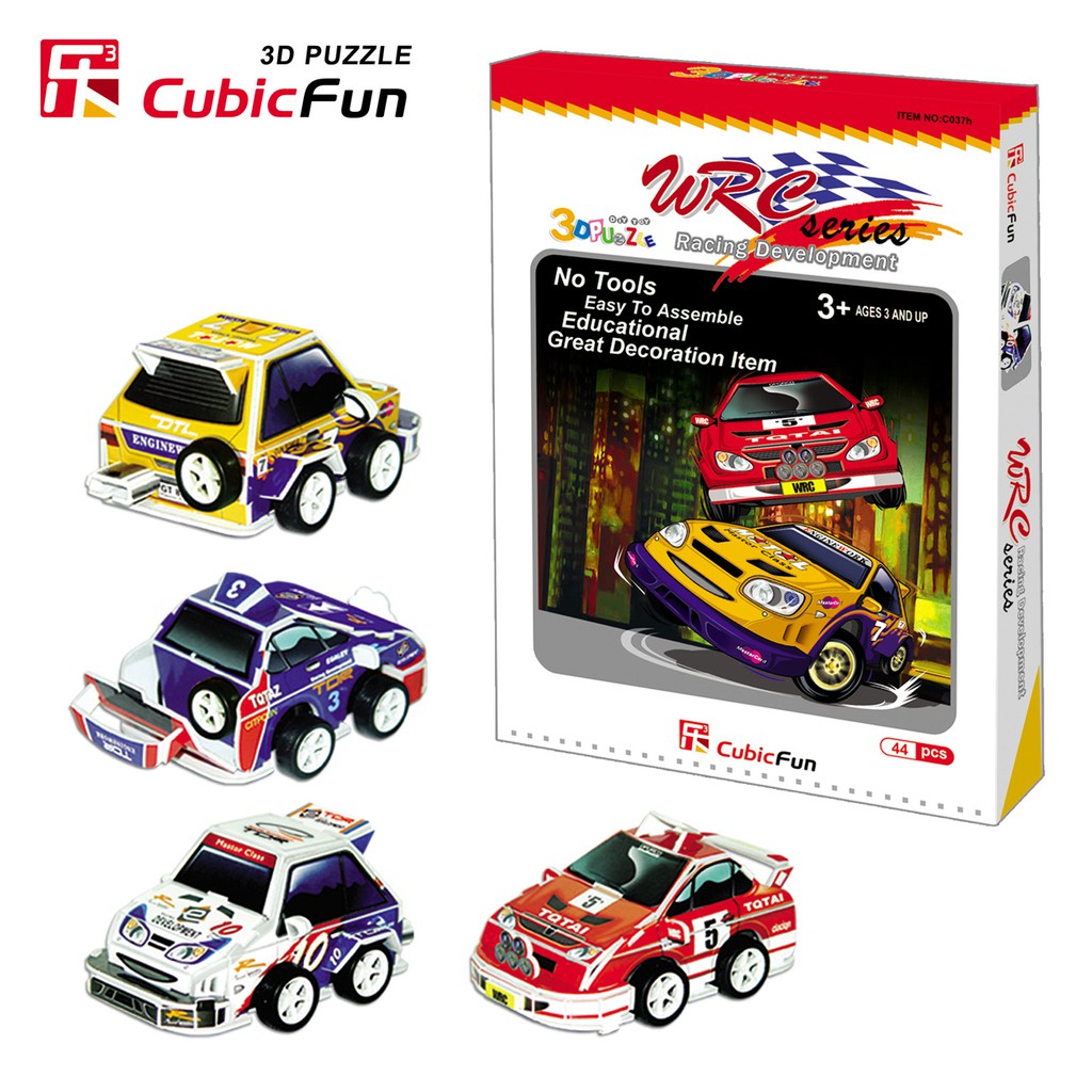 [樂立方3D立體拼圖] WRC世界拉力賽車3D拼圖(C037h), , large