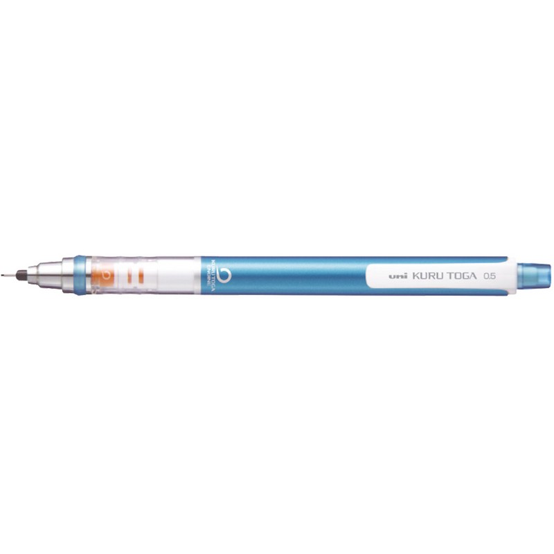 Uni Kuru Toga M5-450 Auto Pencil 1Pcs, 藍色-26, large