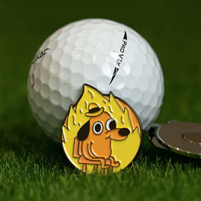 This is Fine Dog Golf Ball Marker, , large