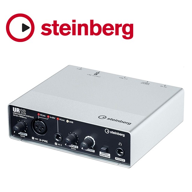 steinberg UR12 USB 電腦錄音介面 台灣公司貨【敦煌樂器】, , large