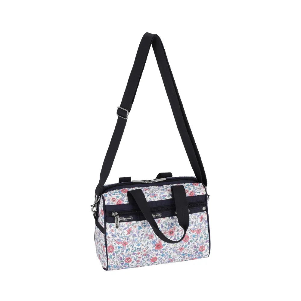 LeSportsac EVERYDAY SM SATCHEL 小型日常兩用包 - 織錦花語, , large