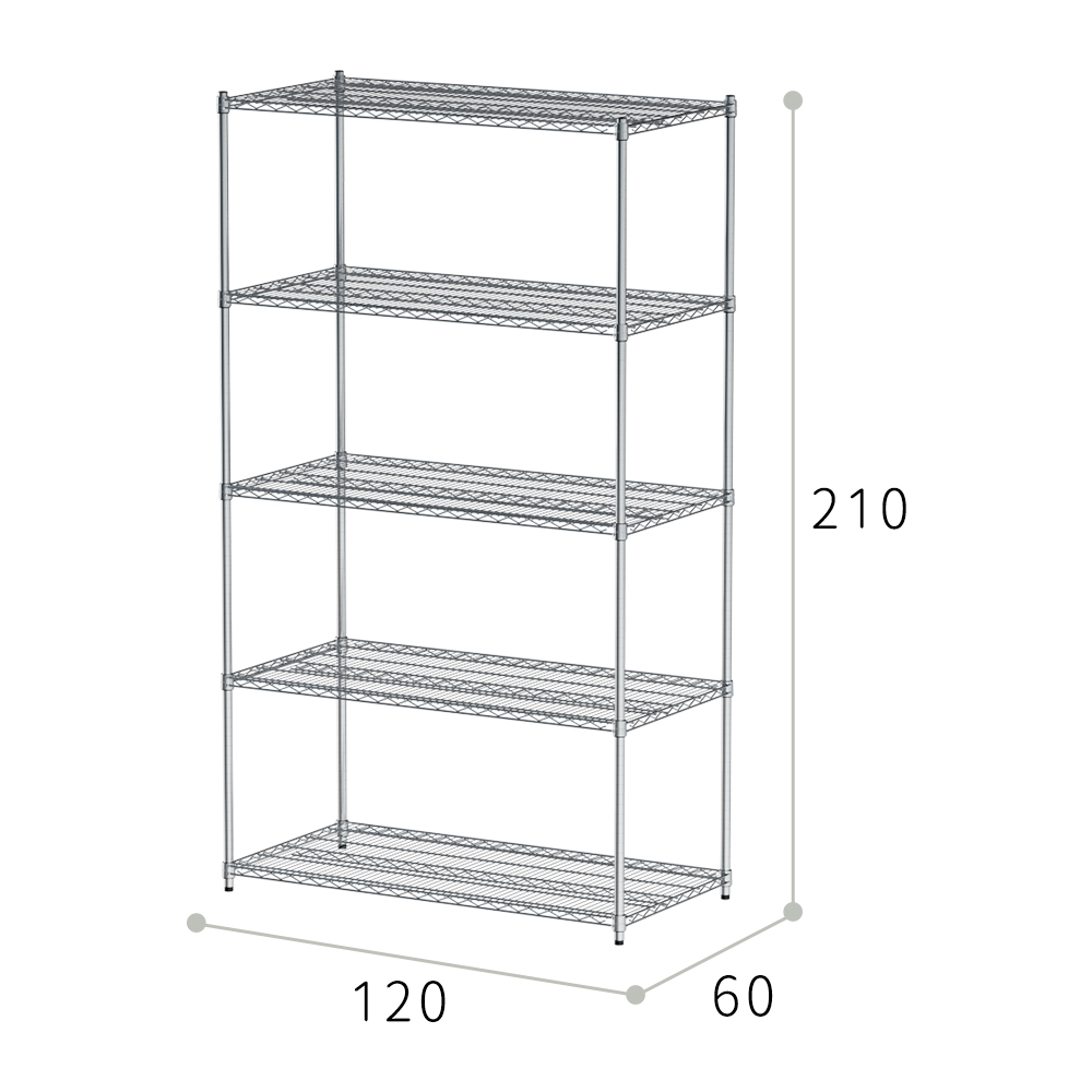 【Y HOUSE】120x60x210cm heavy-duty five-layer iron rack heavy-duty rack heavy-duty iron rack, , large
