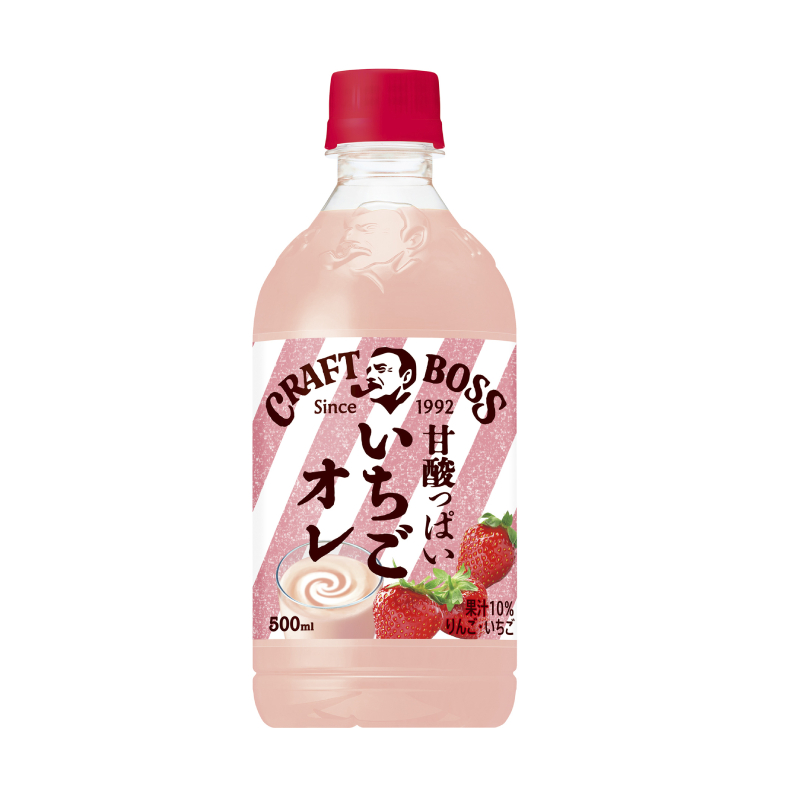 三多利BOSS果汁-草莓歐蕾, , large