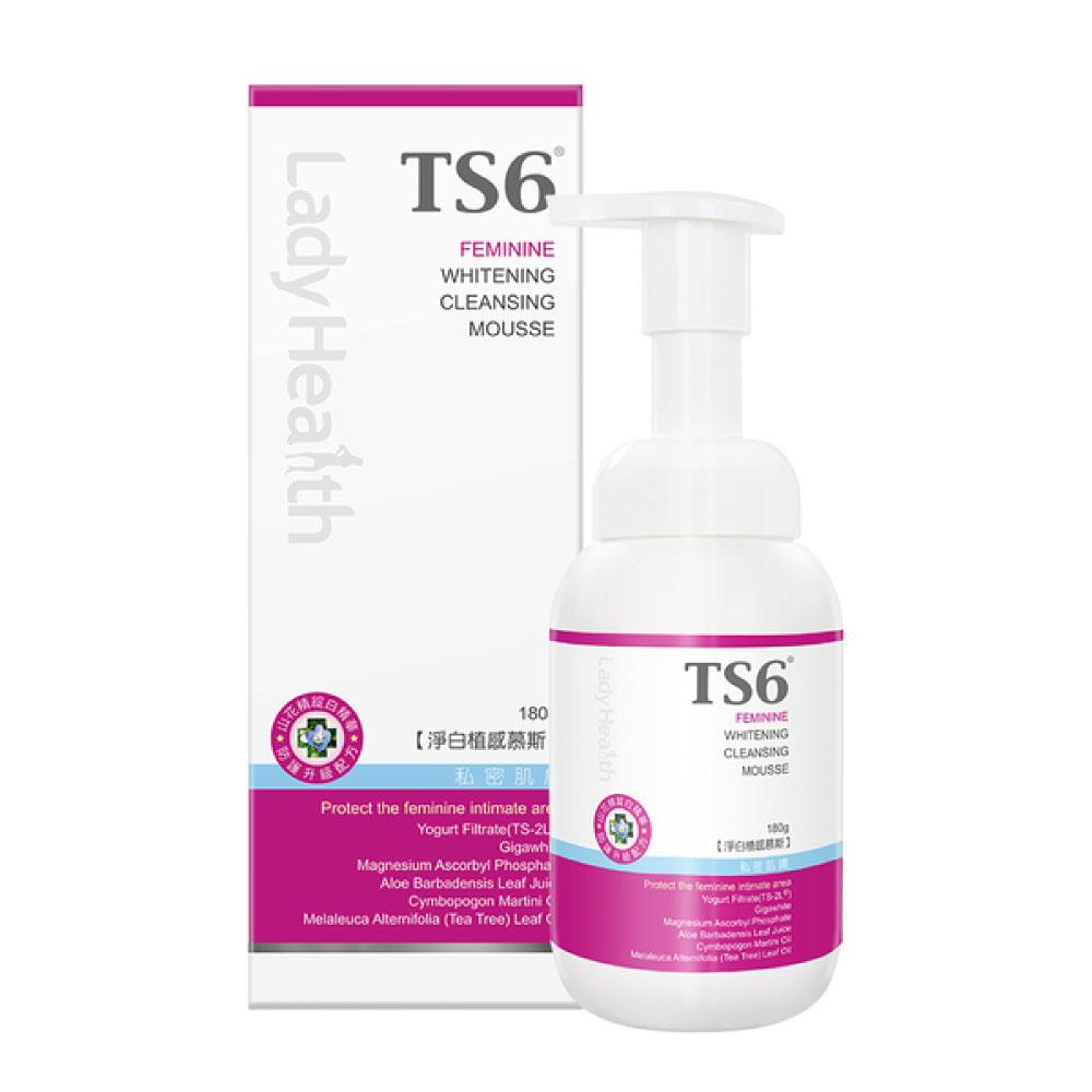 TS6 Feminine Whitening Cleansing Mousse, , large