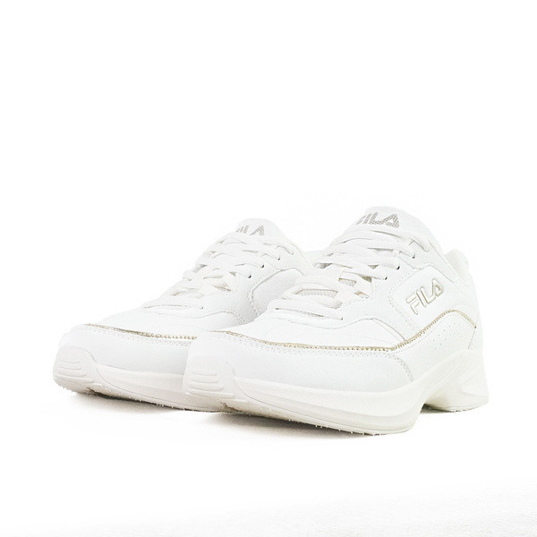 Kixpress-Fila Scales 女 運動休閒鞋 復古 舒適 穿搭 白 金 [5-J328Z-118], , large