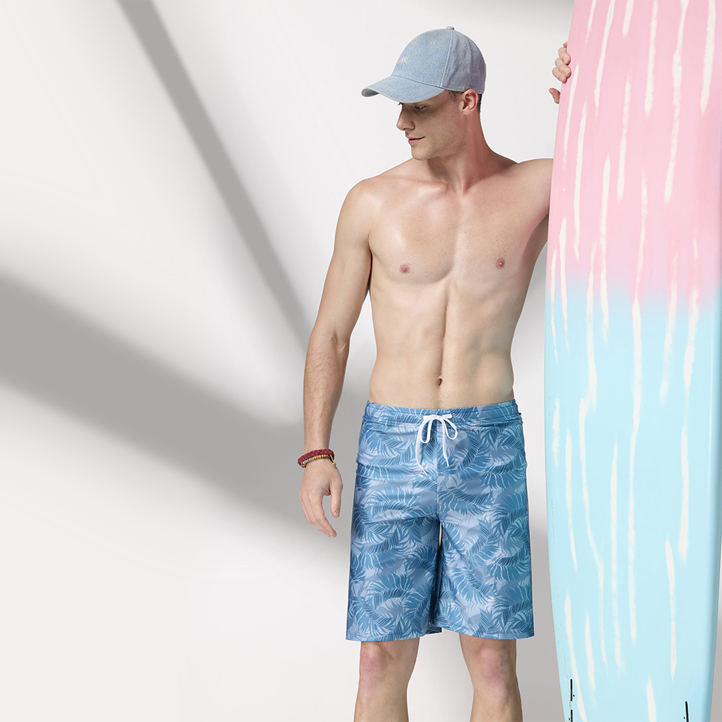 MONINA  MIT Big men beach swim trunks -2L