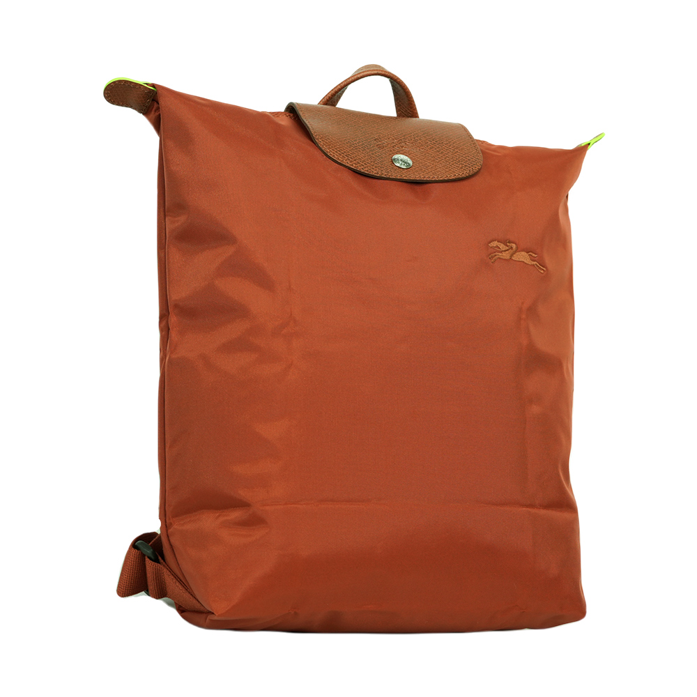 LONGCHAMP Le Pliage M 再生帆布中型折疊後背包/栗子色, , large