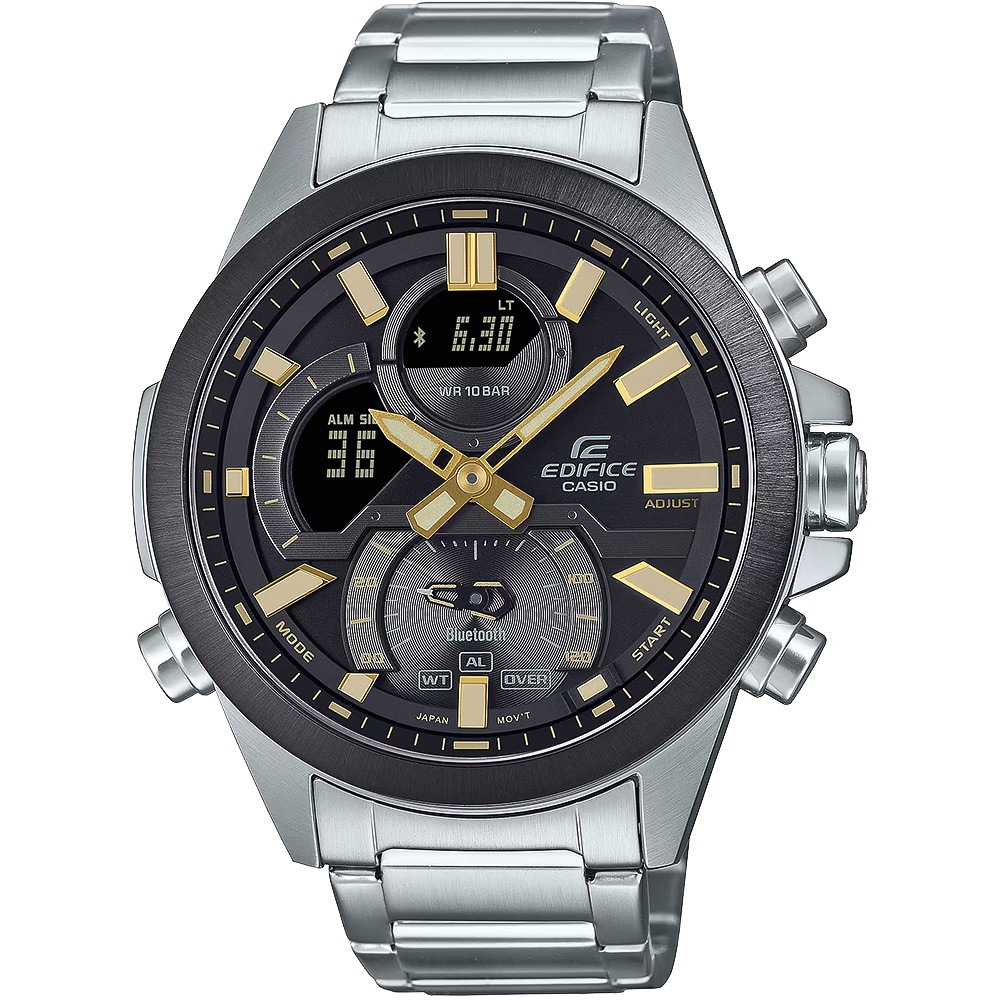 CASIO 卡西歐 EDIFICE 賽車運動藍芽手錶 ECB-30DB-1A9, , large