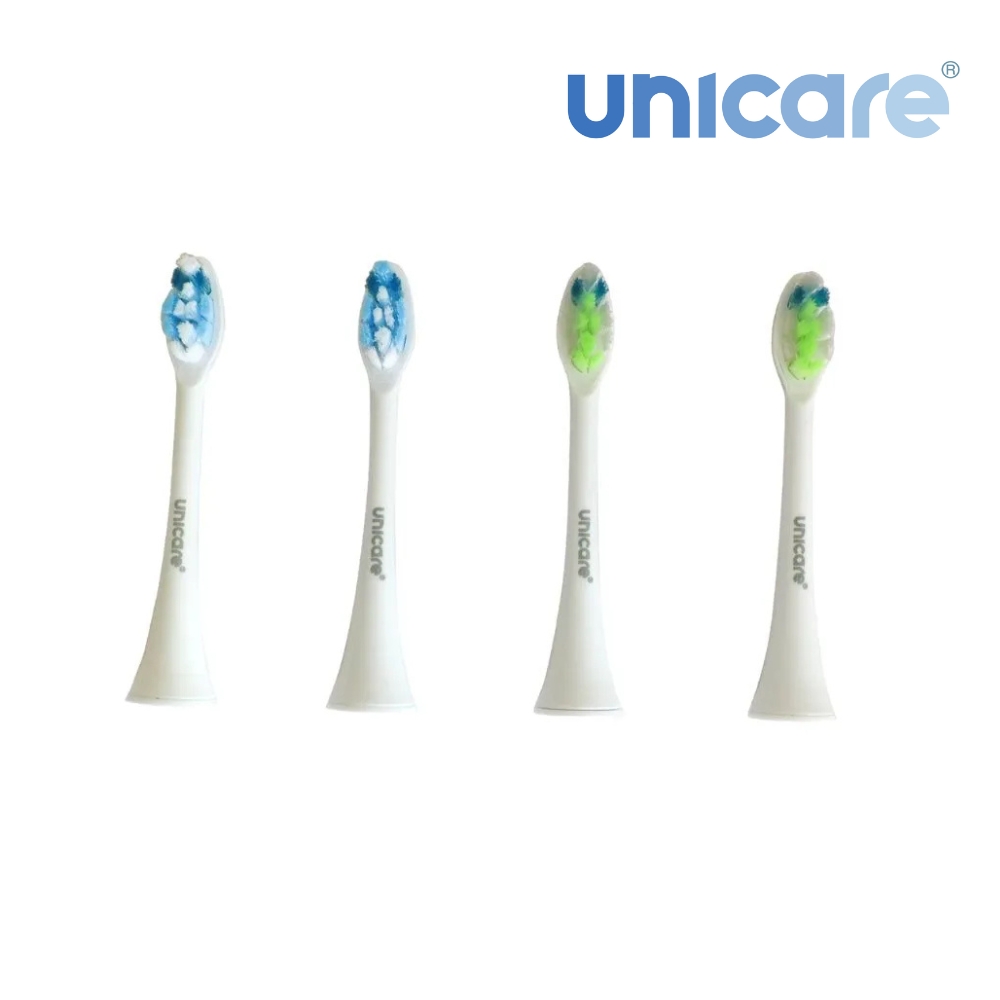 [unicare®]音波電動牙刷原廠替換刷頭四入組(多款顏色可選), , large