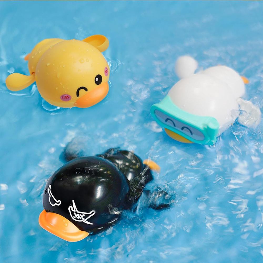 GOOGOOGAGA 洗澡玩具捉迷藏小鴨-黃色鴨鴨, , large