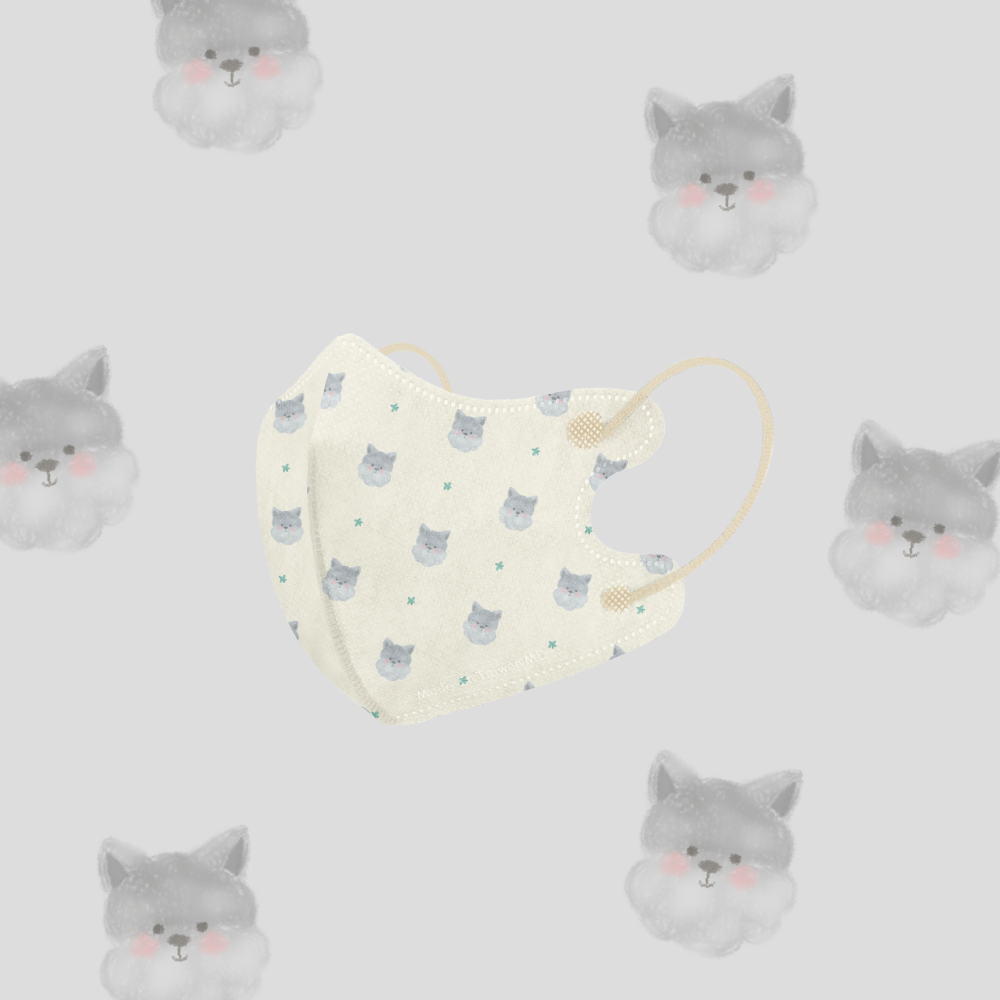 [CHENYU辰昱] 1-12Y_ 3D兒童醫療口罩 (FLUFFY系列) 30入, , large