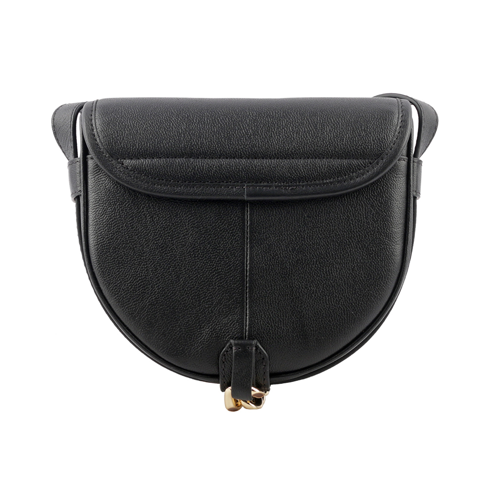 SEE BY CHLOE MARA BAG 牛皮小款斜背馬鞍包/黑色, , large