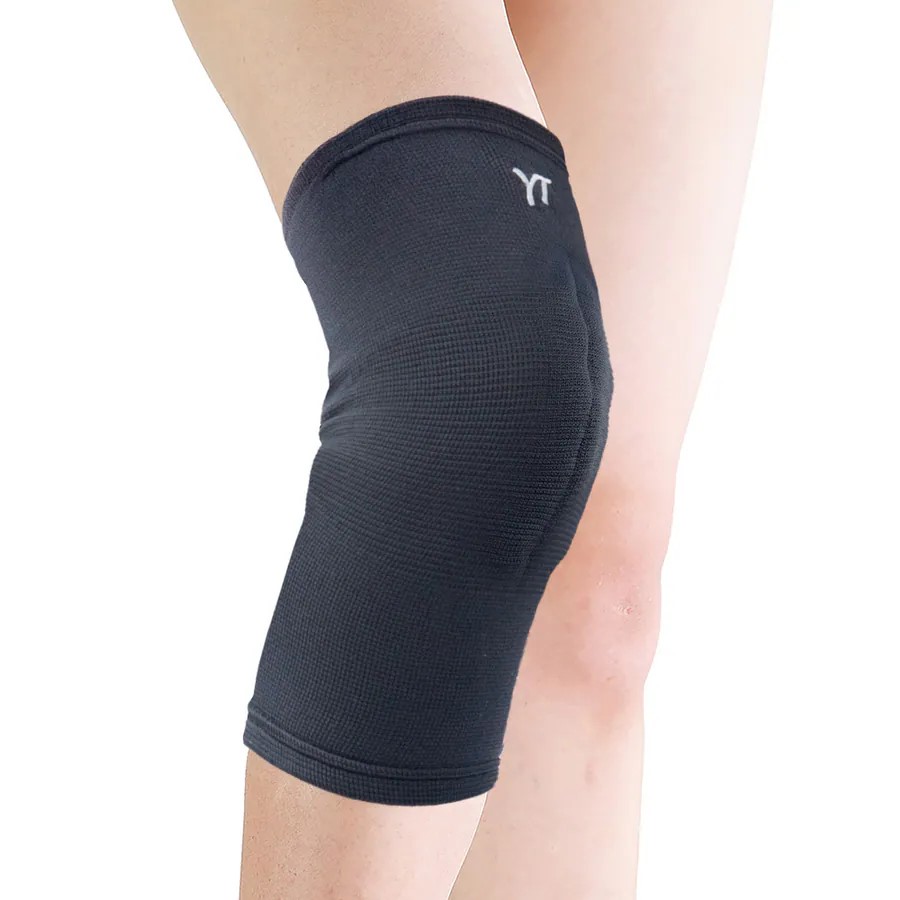 Bamboo Charcoal Granule Knee Strap (Black, Size M) &ndash; Single Piece, , large