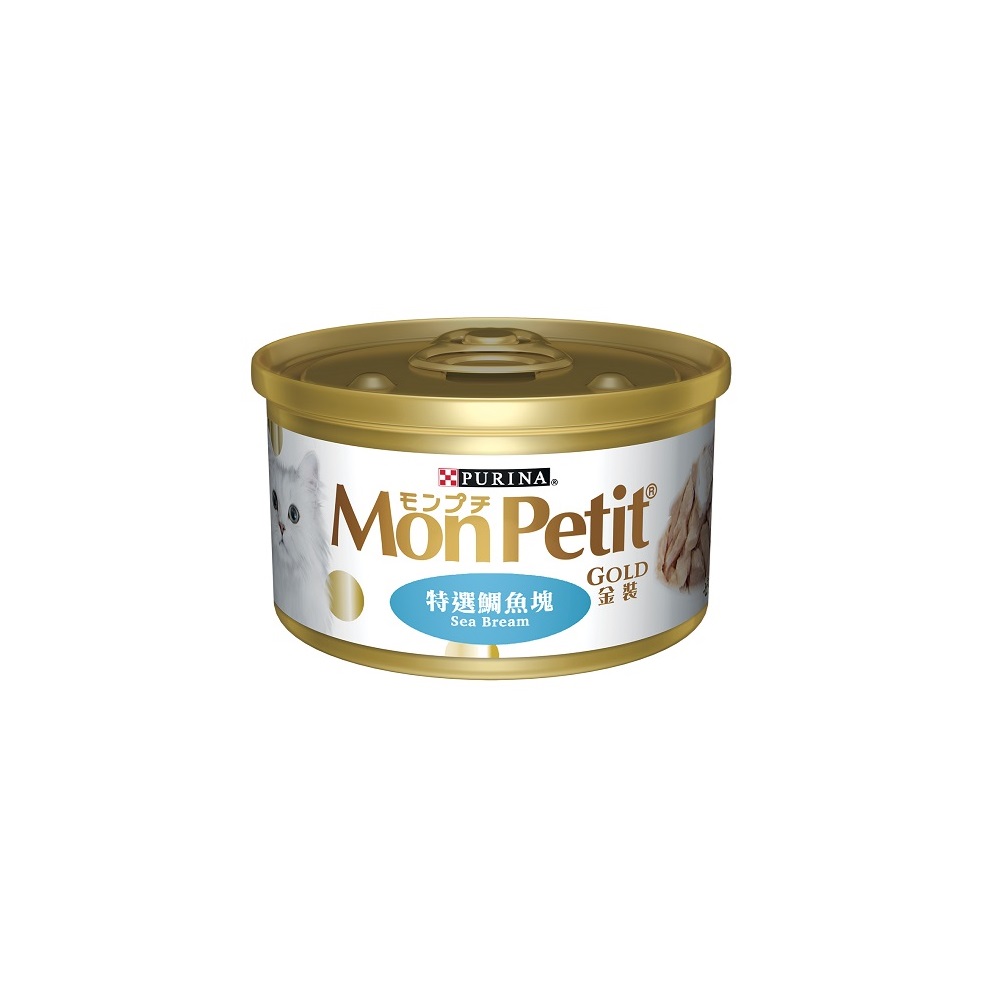 貓倍麗金罐極品鮪魚真鯛85g, , large
