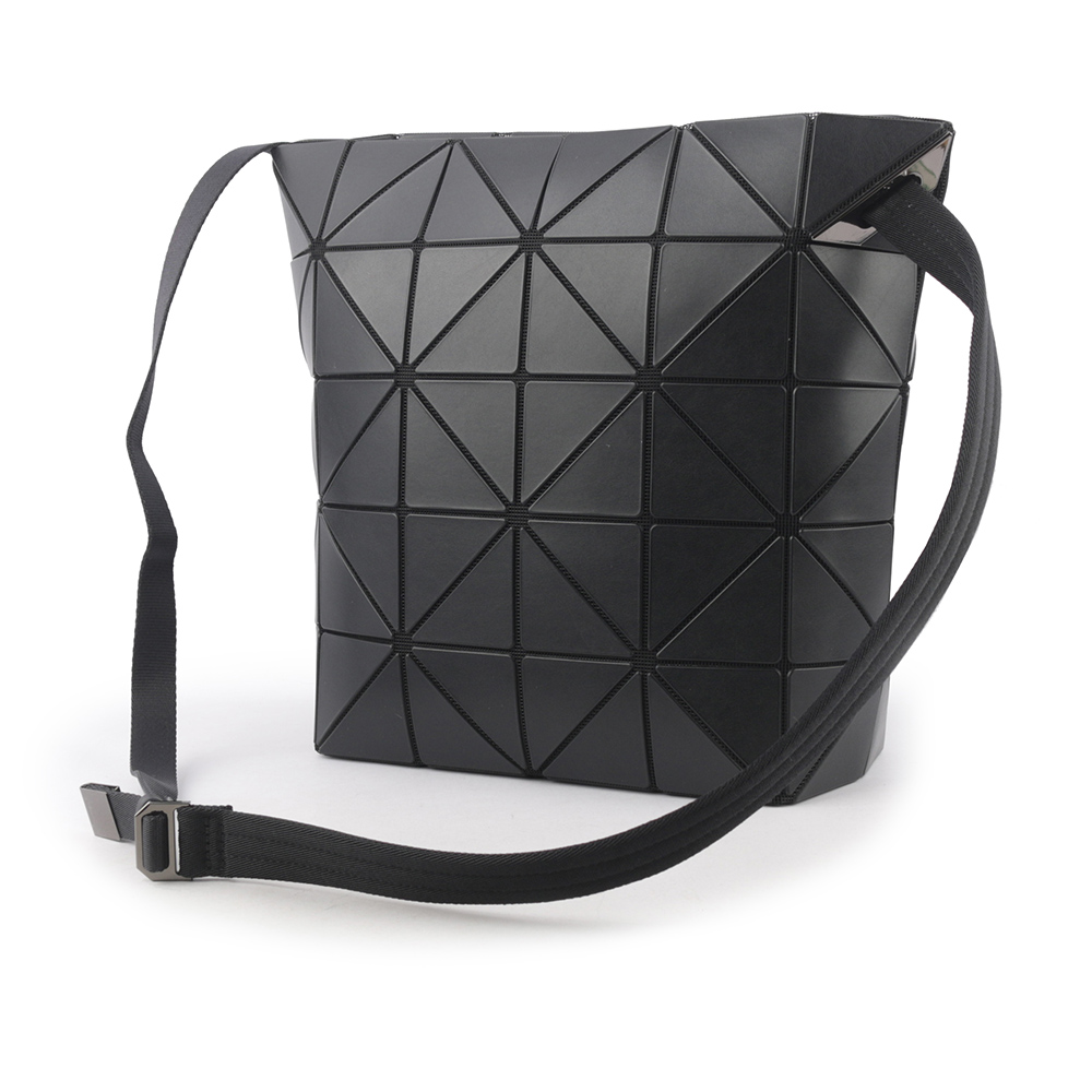 ISSEY MIYAKE Blocky 霧面可調背帶多用肩背包/黑色, , large