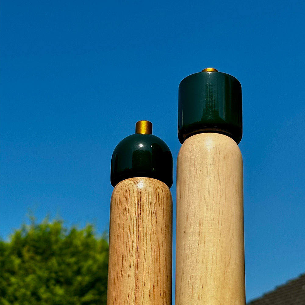 【英國 MÆGEN】胡椒&海鹽研磨罐-綠(L), , large