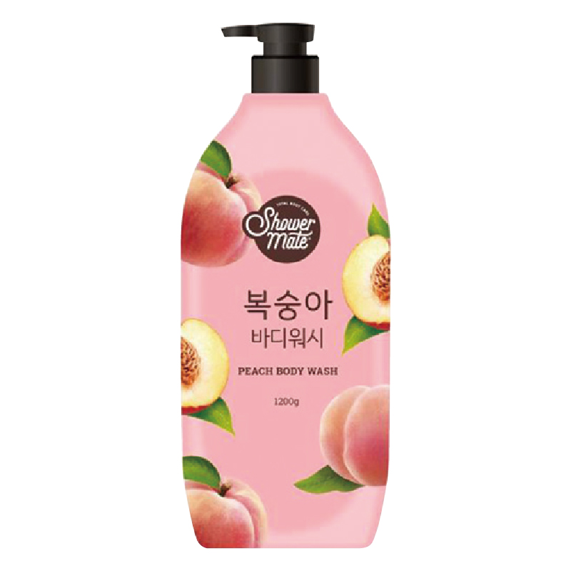 Shower Mate Peach Body Wash, , large