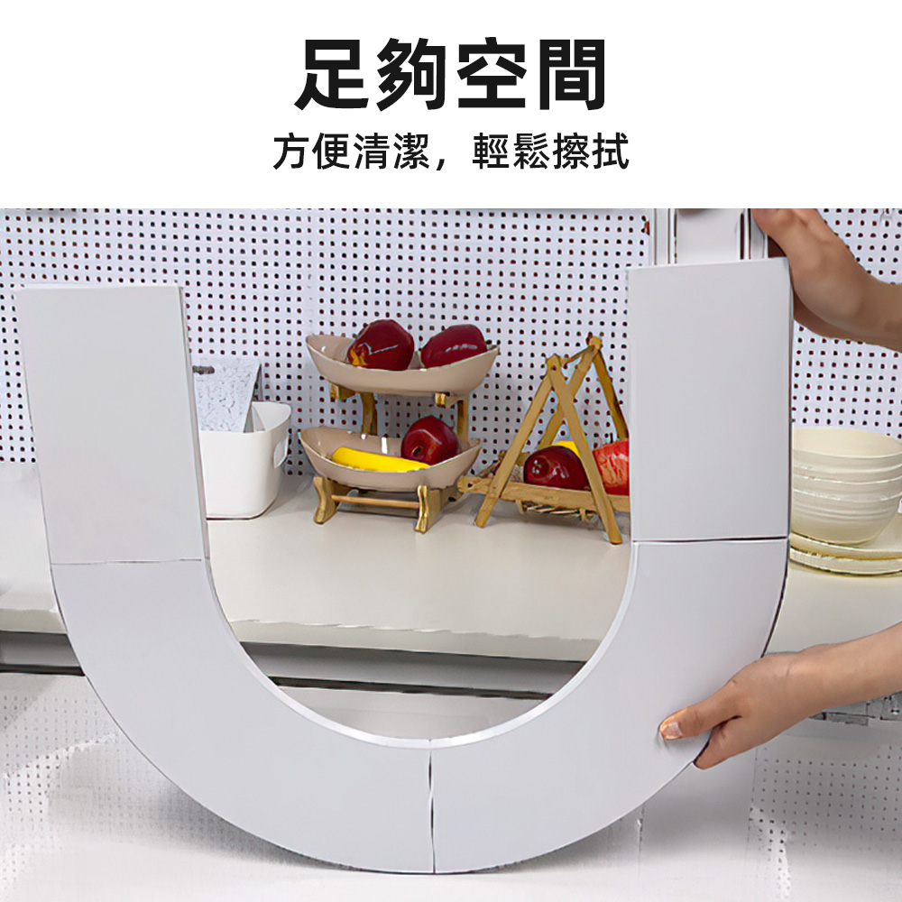 【上手家居】迴轉餐桌 白色6盤(菜盤/餐桌轉盤/旋轉餐盤/旋轉盤/旋轉菜盤), , large