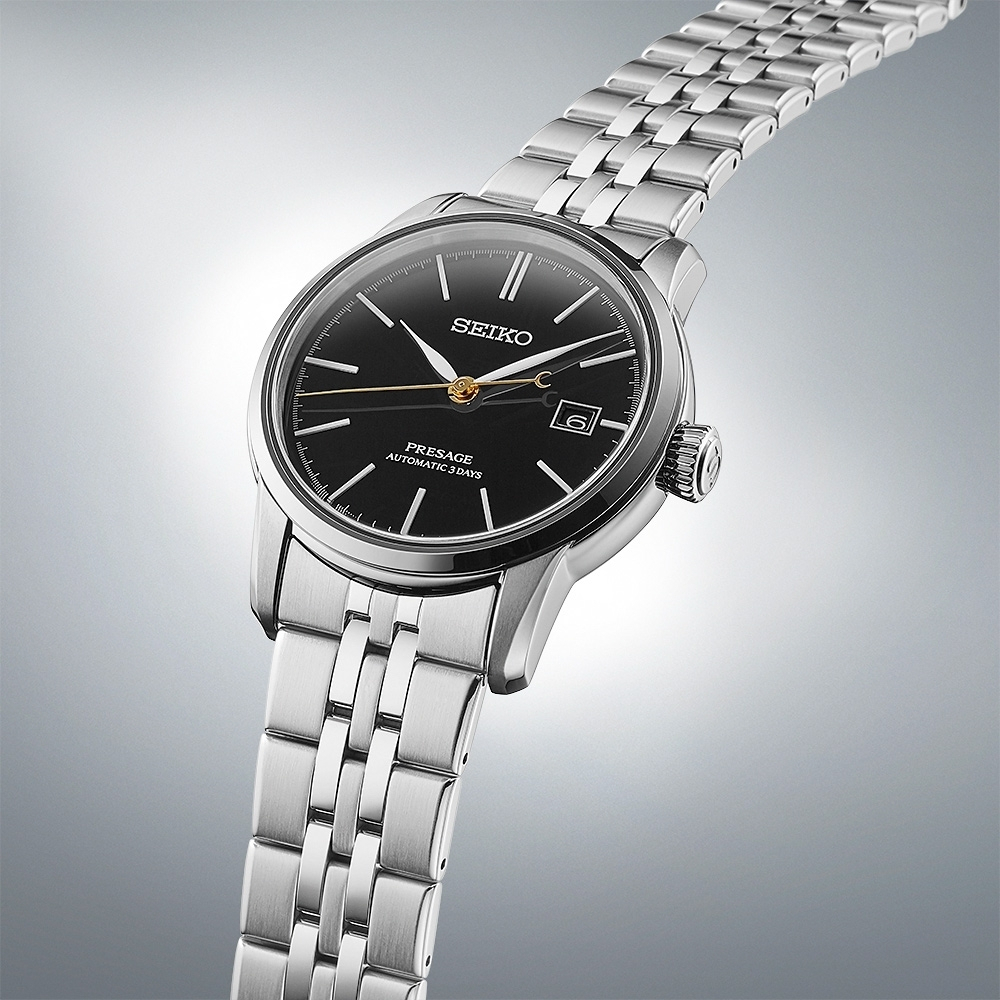 SEIKO 精工 Presage 職人系列 三日鍊 漆藝機械錶 SPB405J1/6R55-00C0D, , large