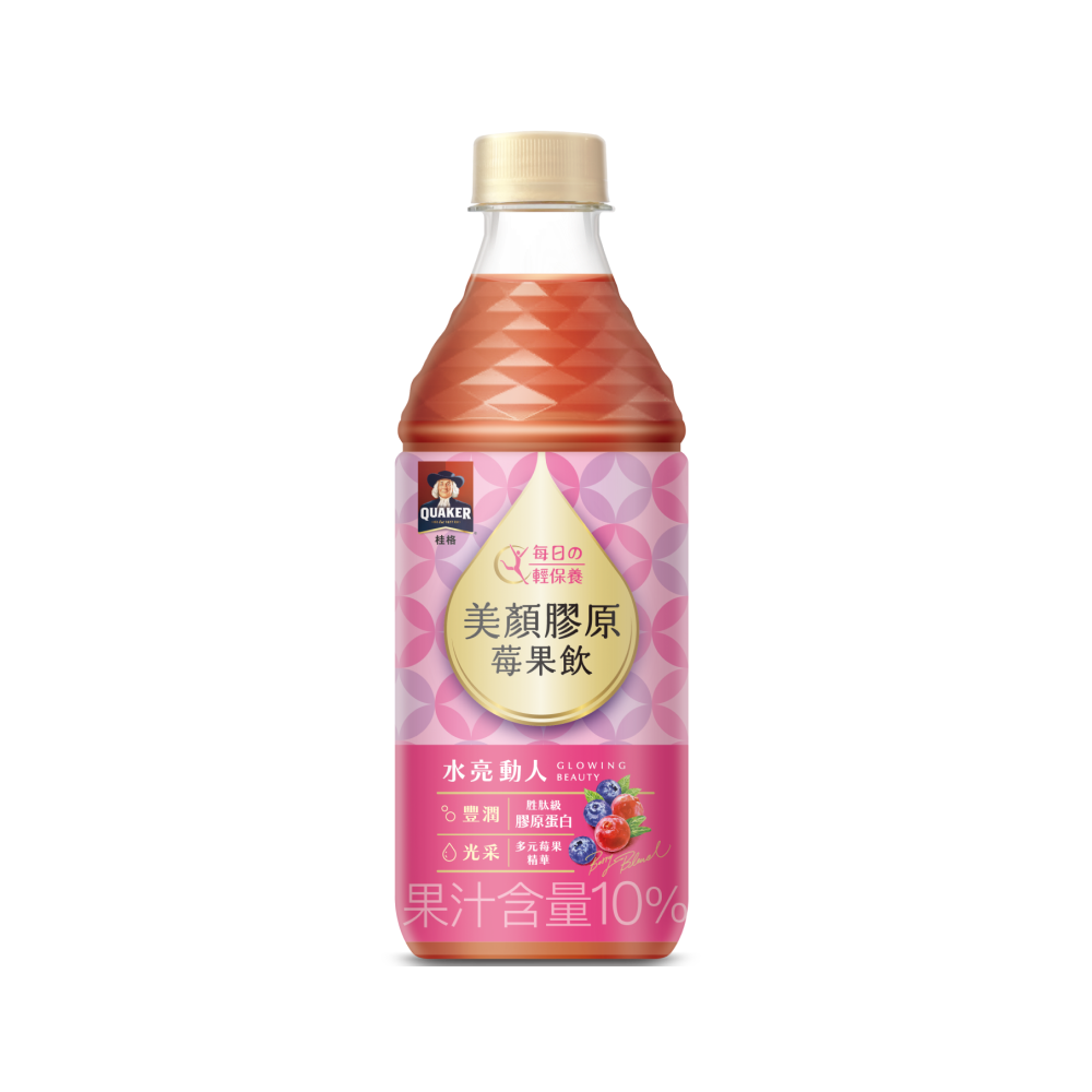 桂格美顏膠原莓果飲 450ml, , large