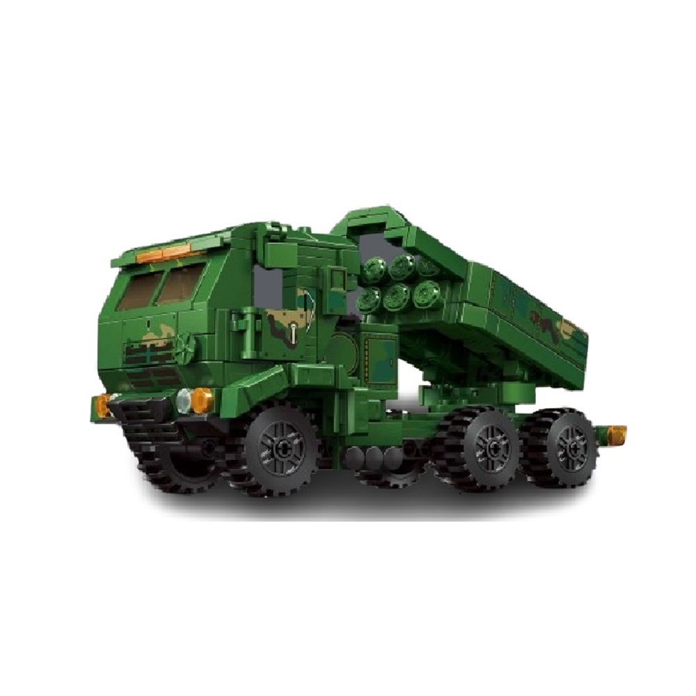  [Brick Republic]LEYI 66068 HIMARS Rocket Launcher Blocks (Educational Building Blocks), , large