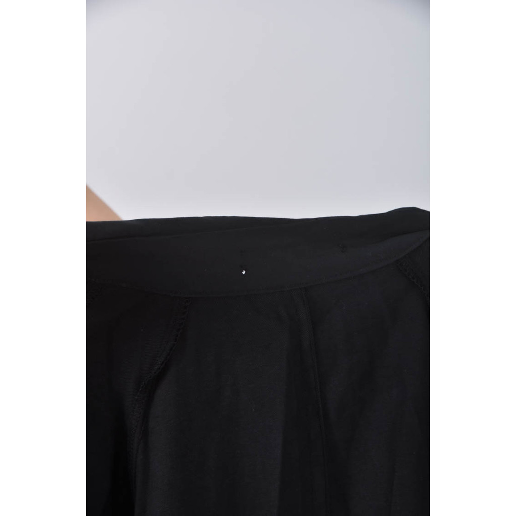 (XL) 質感長款黑色外套二手衣, , large