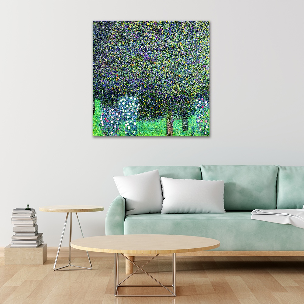 【御畫房】花園 國家一級畫師手繪油畫80×80cm(VF-174), , large