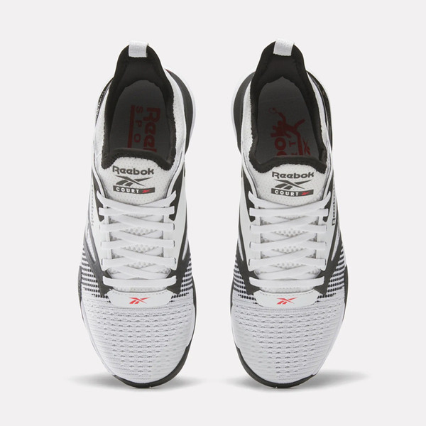 Reebok Nano Court 男 多功能/訓練鞋 穩定 健身 重訓 白 黑 [100212265], , large