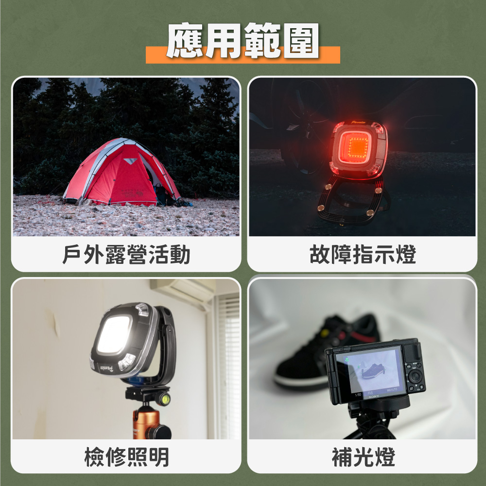 【Panrico 百利世】LED 多功能戶外露營燈 (BI-LW-M0016), , large