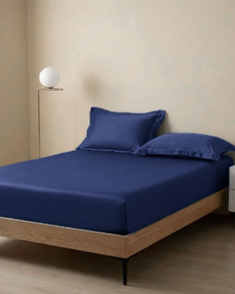 [A-nice] 台灣製 60支天絲 床包枕套三件組(100%萊賽爾 素色設計 雙人/加大), , large