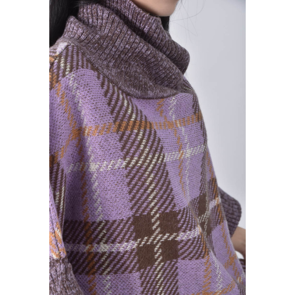 (2XL) vero moda高領紫色短袖上衣二手衣, , large