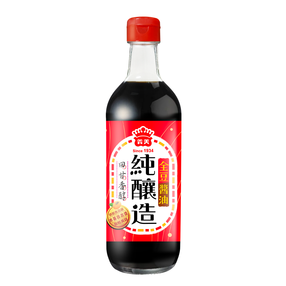 義美全豆純釀造醬油420ml, , large