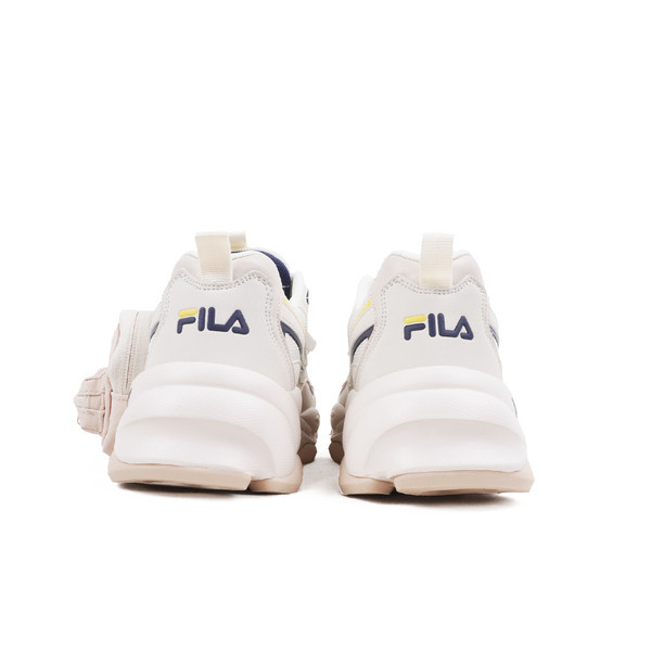 Kixpress-Fila Tassel 女 休閒鞋 運動 復古 老爹鞋 流蘇 英倫風 可拆吊飾 米黃 [5-J318Y-793], , large