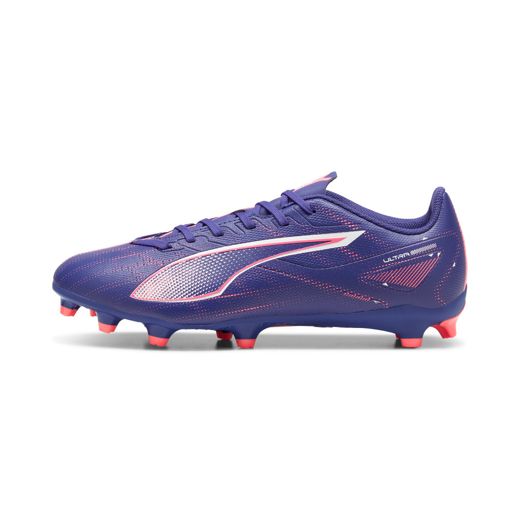 PUMA ULTRA 5 PLAY FG/AG 成人足球釘鞋 藍粉 草地釘鞋 大釘 10768901 【樂買網】, , large